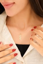 آویز طلا گربه اشرافی - تصویر 2