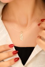 آویز طلا گربه اشرافی - تصویر 3