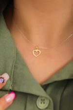 آویز طلا قلب بالانس - تصویر 3
