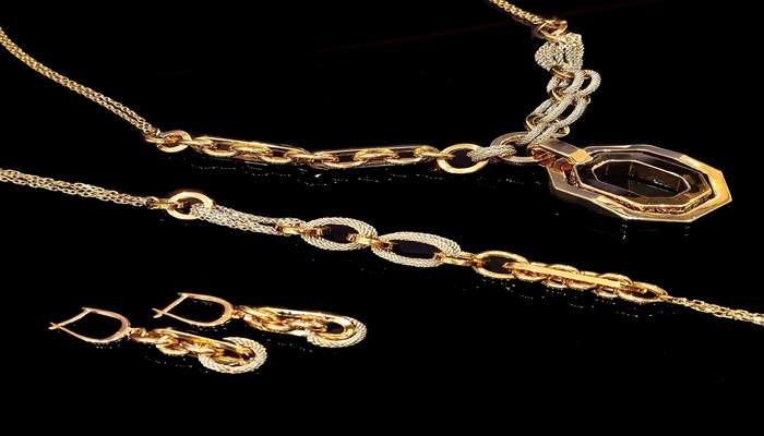 قیمت سرویس طلا جدید بدون نگین