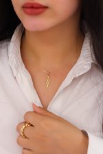 آویز طلا قو - تصویر 2