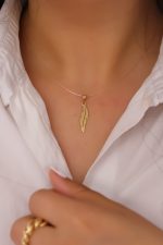 آویز طلا قو - تصویر 3