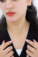 گردنبند طلا گوی و هرمس سوپرسبک - تصویر 2