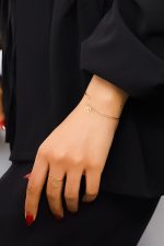 انگشتر طلا ملدا گل دزیره - تصویر 3