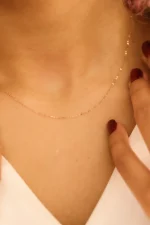 زنجیر طلا فلامینگو Rose سوپرسبک 45cm - تصویر 3