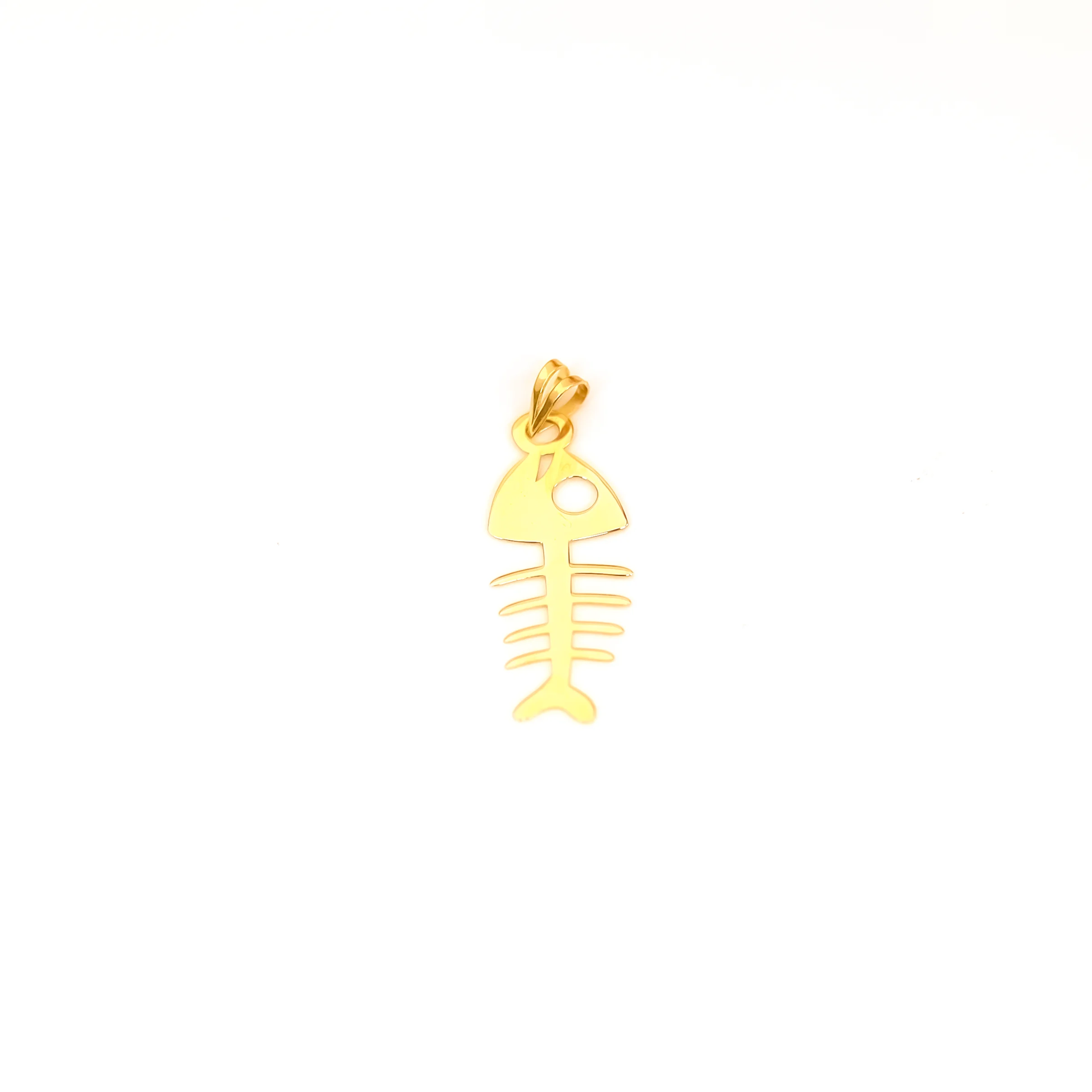 IMG_0646 پلاک طلا اسکلت ماهی - تصویر 1