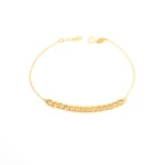 دستبند طلا کارتیر مینیمال