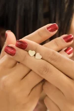 گوشواره طلا قلب والس
