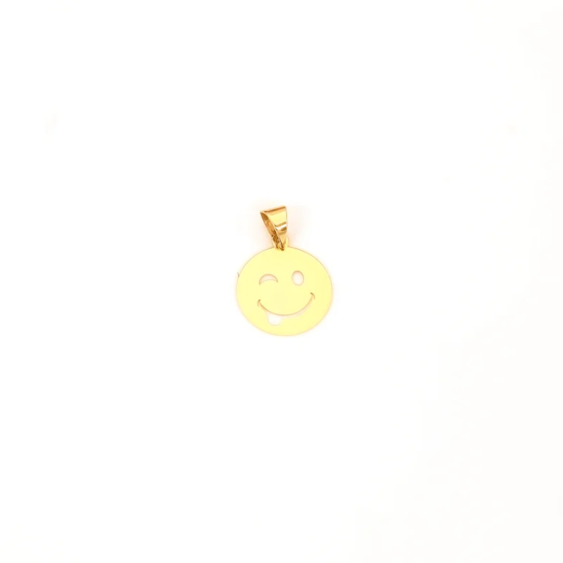 آویز طلا ایموجی P: - تصویر 1